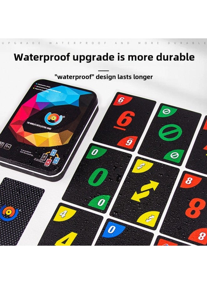 Genuine Uno Card Card Deno Uno Card Table Game Adult Party Casual Game-Color:PVC Plastic WuNuo Gold Edition