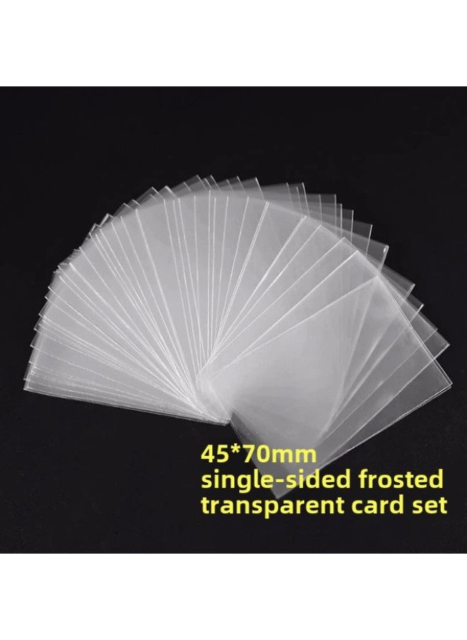 20 Silk Frosted Thickeneded Card Set Card Film Board Game Card Accessories Album Star Card Bag Protective Cover 50 Pieces-Color:【MS23】20 Silk Frosted 52.5x52.5MM