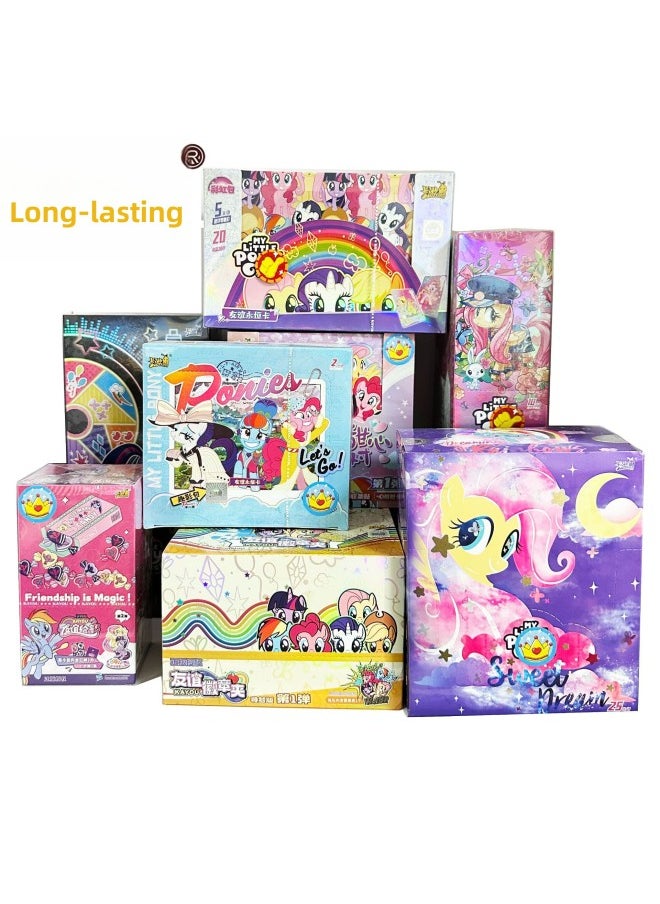 Genuine Card Tour Pony's Polly Card Fun Shadow Card Hui Month Card Ye Luoli Card A Whole Box Of Wholesale-Color:Heavenly Blessing -10 Yuan Edition Full Box 18 Pack