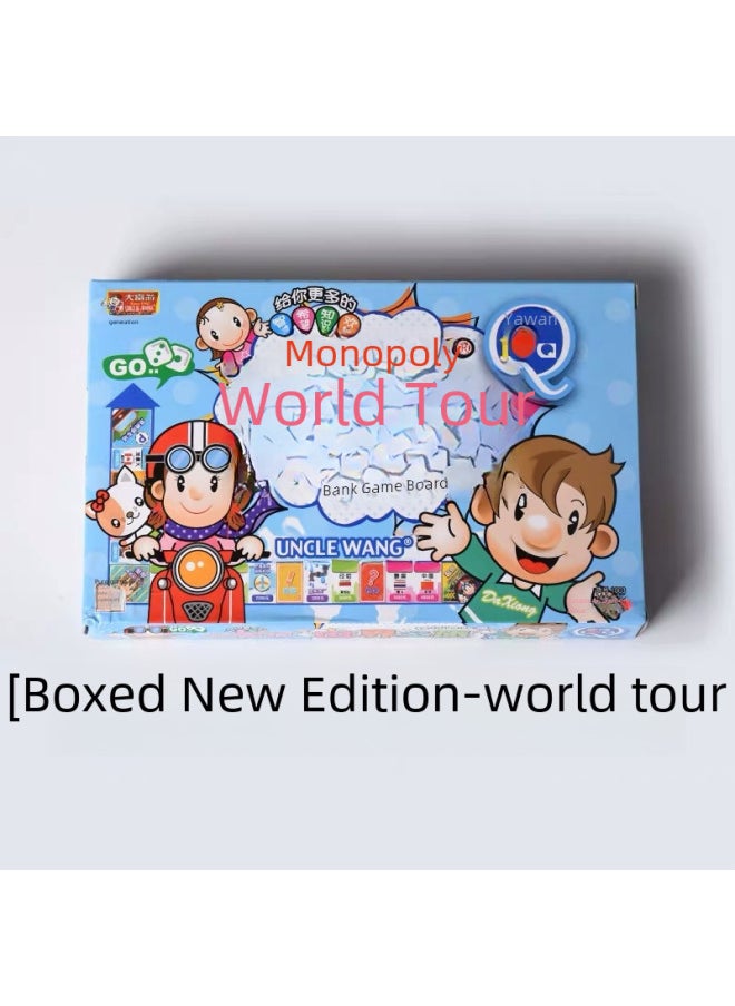 Genuine Q Version S Version Monopoly Game Children's Version Chess And Cards China World Taiwan Tour Happy Life Desktop Tour-Color:taiwan Journey 1004