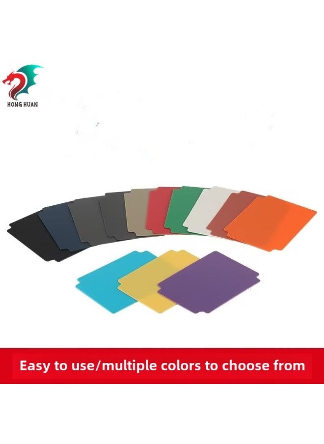 Portable Table Game Card Divider Game King Ultraman Thickened Lightweight Card Box Divider Multi-color Optional-Color:Orange Red-Specifications:95*70MM