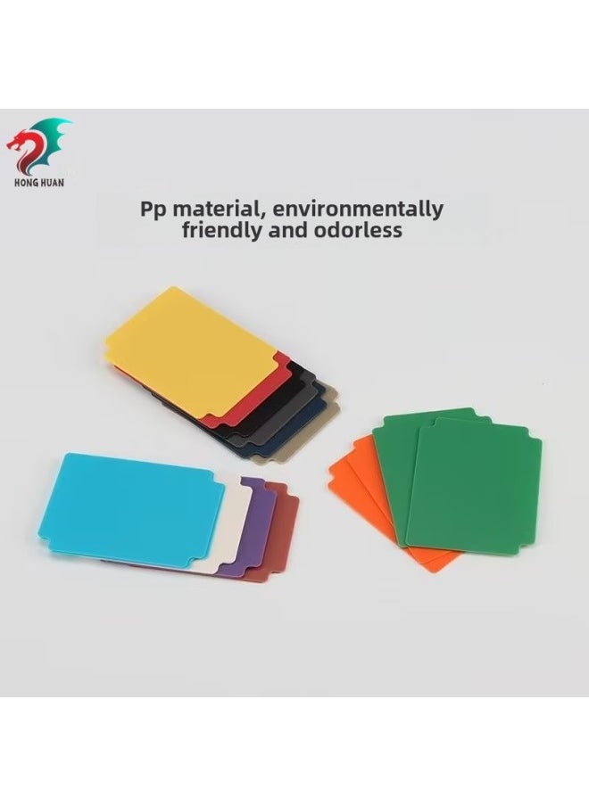 Portable Table Game Card Divider Game King Ultraman Thickened Lightweight Card Box Divider Multi-color Optional-Color:Orange Red-Specifications:95*70MM