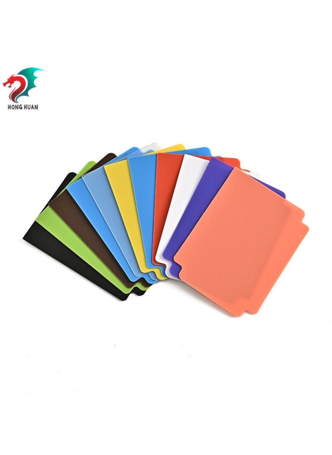 Portable Table Game Card Divider Game King Ultraman Thickened Lightweight Card Box Divider Multi-color Optional-Color:Orange Red-Specifications:95*70MM
