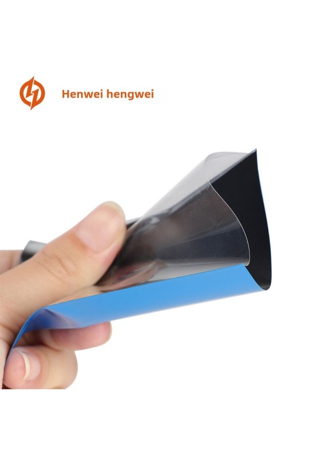 Hengwei Color 66*91 Frosted Card Set Card Film 20 Silk Wanzhi Brand Set Treasure Dream Black Transparent Card Set-Color:Dark Blue-Specifications:66*91mm
