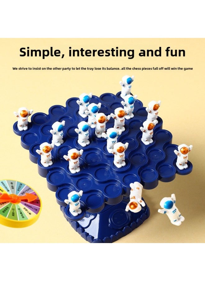 Children's Balance Tree Astronaut Stacking Music Concentration Training Balance Puzzle Table Game Toy-Color:8833 Astronaut Balance Tree-Specifications:96 Boxes/box