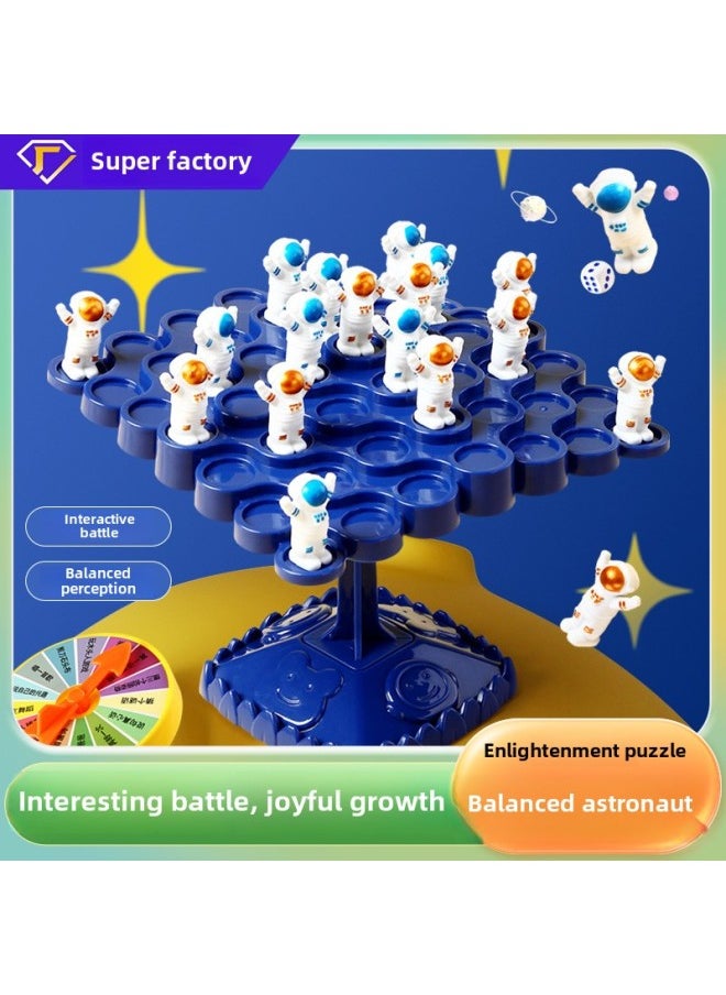 Children's Balance Tree Astronaut Stacking Music Concentration Training Balance Puzzle Table Game Toy-Color:8833 Astronaut Balance Tree-Specifications:96 Boxes/box