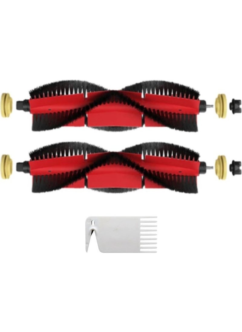 robotsparek Roborock S5 Max (Black) Compatible Spare Main Brush and Cleaning Comb - 3 Pieces