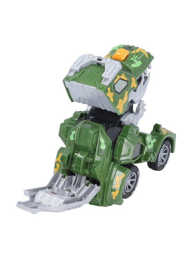 Transforming Dinosaur Car Toy Electric Colourful Light ABS Robot