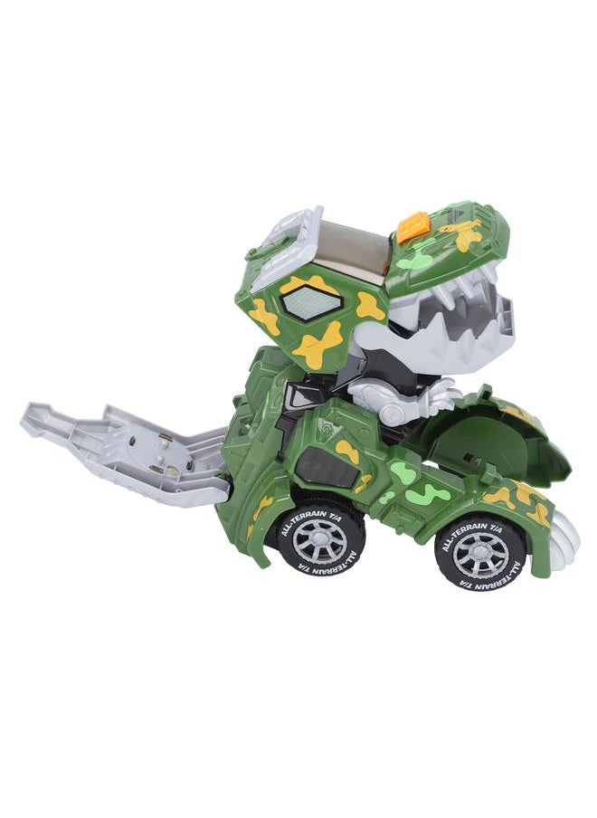 Transforming Dinosaur Car Toy Electric Colourful Light ABS Robot