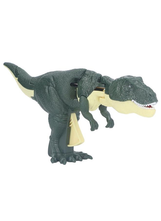 Funny Press Dinosaur Toy Interactive Musical Shake Head Electronic Realistic Green