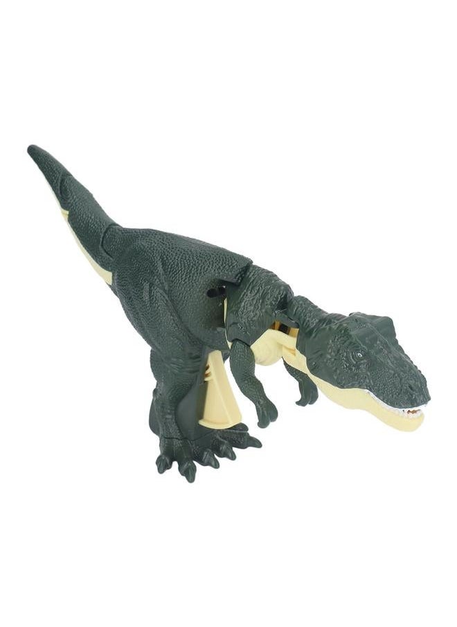Funny Press Dinosaur Toy Interactive Musical Shake Head Electronic Realistic Green