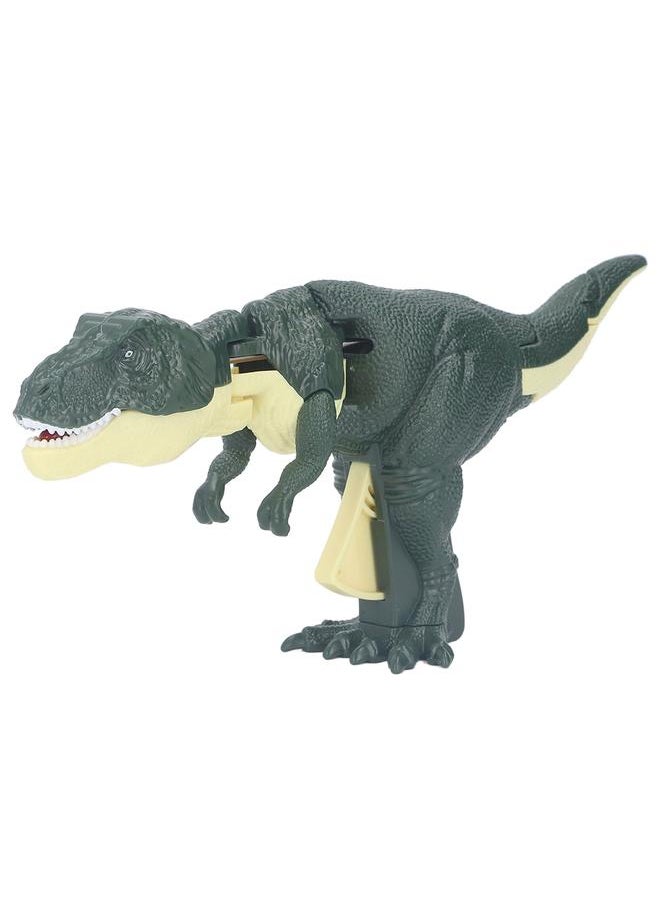 Funny Press Dinosaur Toy Interactive Musical Shake Head Electronic Realistic Green