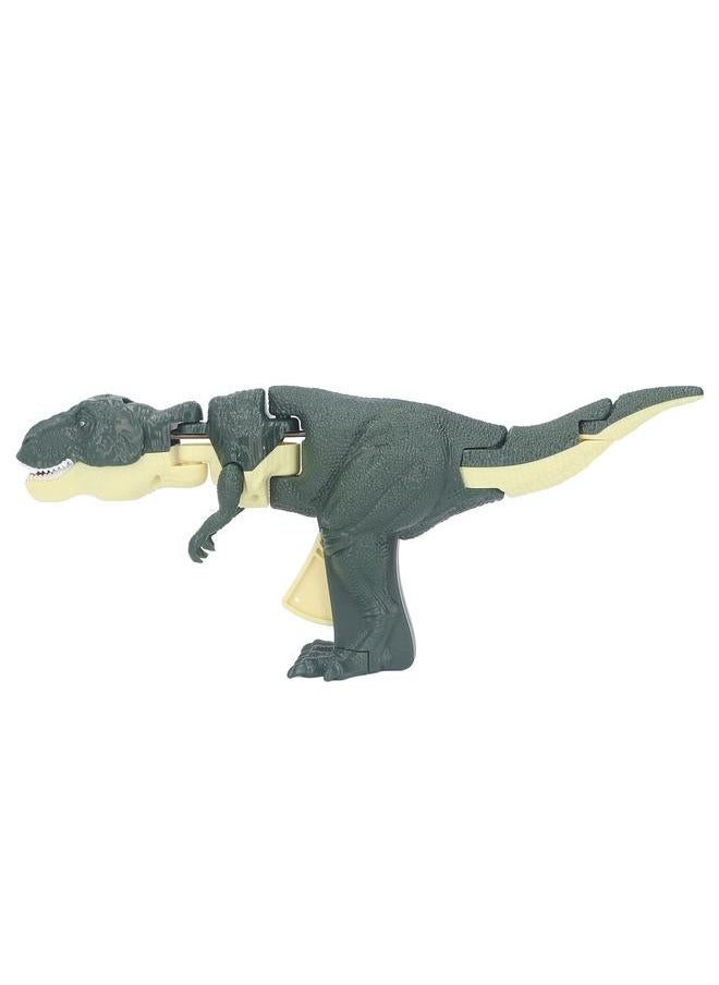 Funny Press Dinosaur Toy Interactive Musical Shake Head Electronic Realistic Green