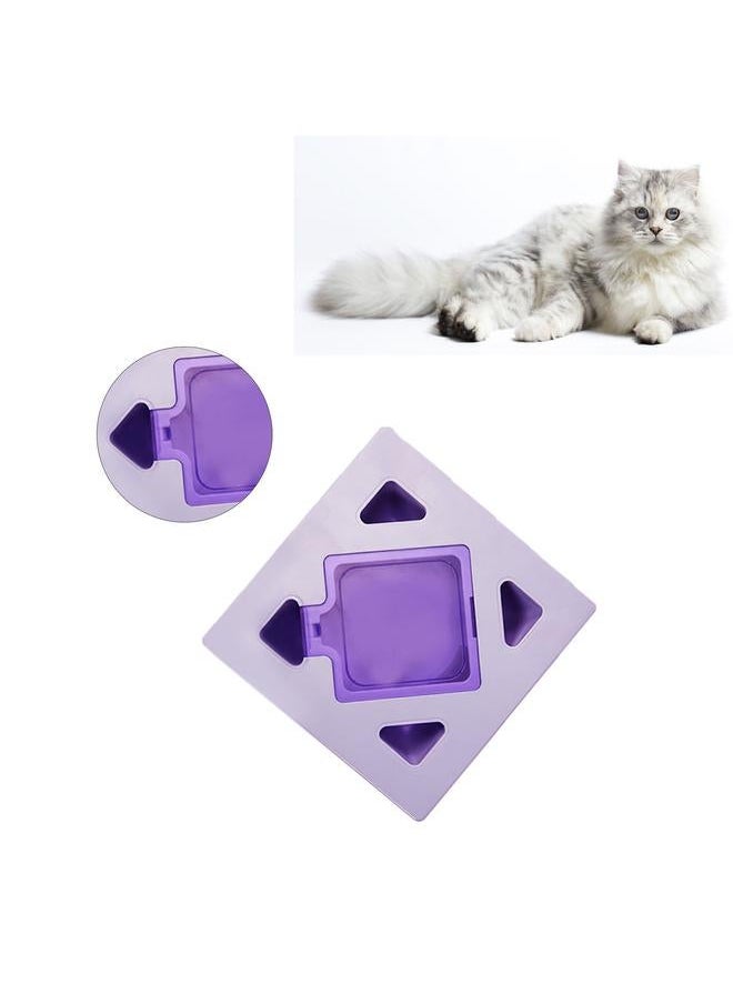 Cat Teaser Toy Promote Exercise Reduce Anxiety USB Rechargeable Electric Interactive Purple