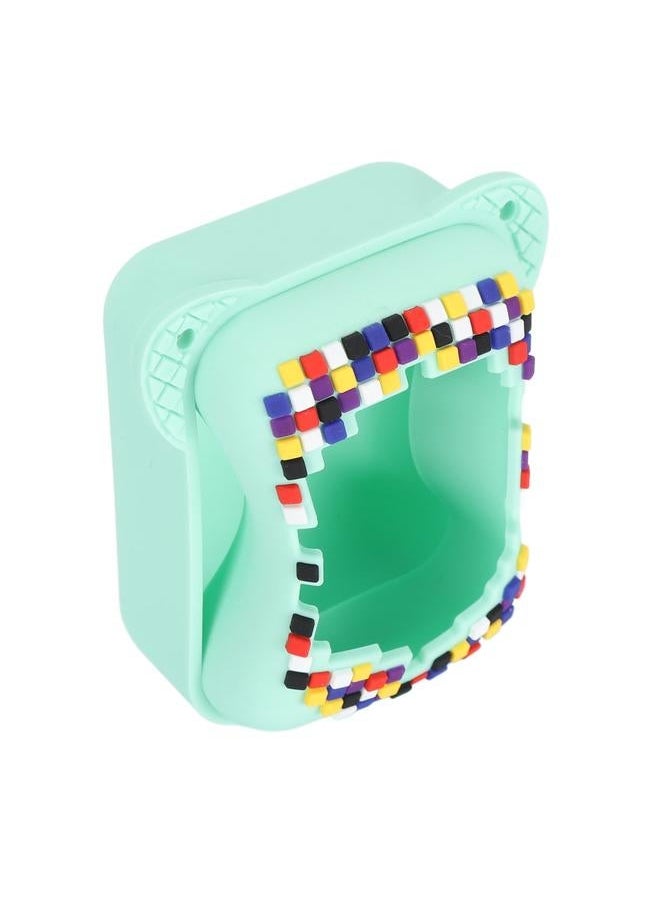 Silicone Cover Case for Bitzee Interactive Toy Digital Pet with Lanyard Scratch Resistant Electronic Pets Travel Storage Bag Green