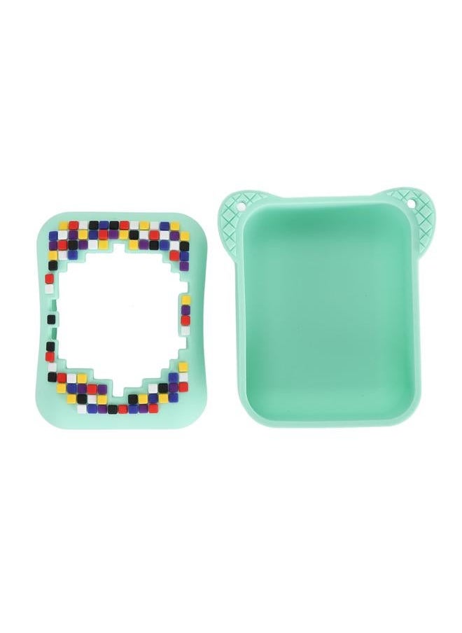 Silicone Cover Case for Bitzee Interactive Toy Digital Pet with Lanyard Scratch Resistant Electronic Pets Travel Storage Bag Green
