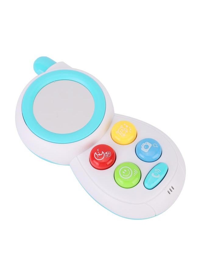 Baby Infant Simulated Animal Sound Music Phone Learning Educational Comforting Toy (Light Blue)