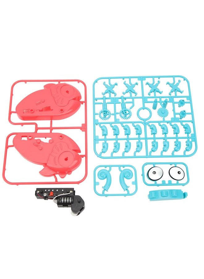 Kid Assemble Crawl Electronic Toy DIY Assembled Crawling Animal Shaped Cartoon Cute Puzzle Pink