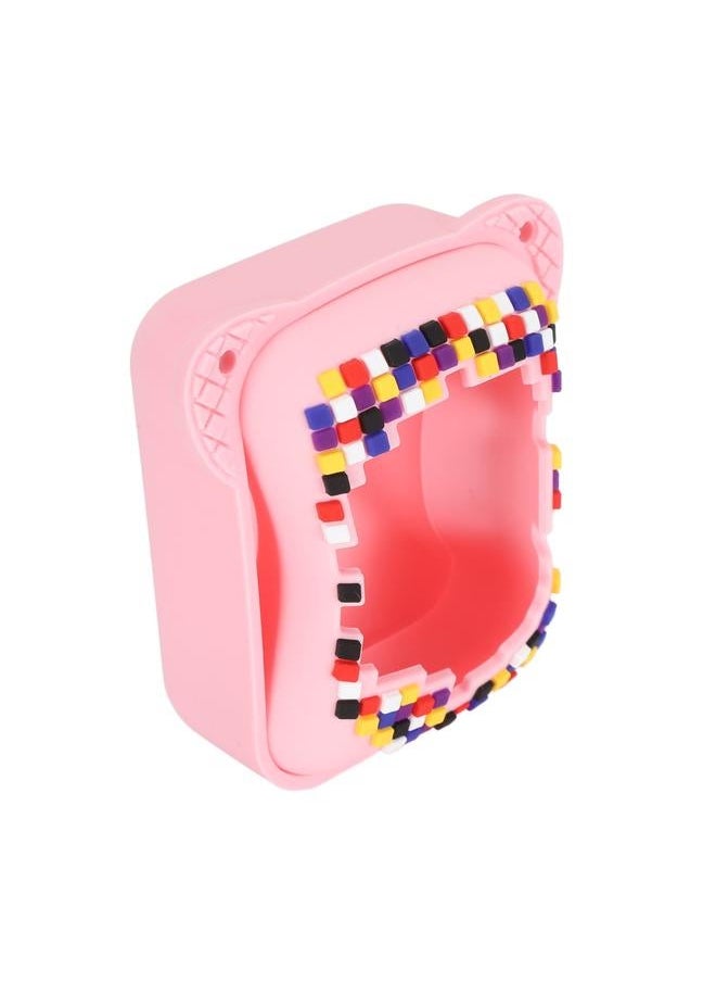 Silicone Cover Case for Bitzee Interactive Toy Digital Pet with Lanyard Scratch Resistant Electronic Pets Travel Storage Bag Pink