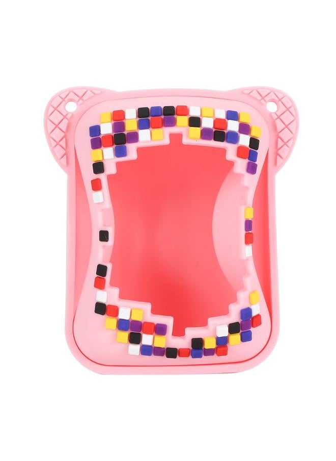 Silicone Cover Case for Bitzee Interactive Toy Digital Pet with Lanyard Scratch Resistant Electronic Pets Travel Storage Bag Pink