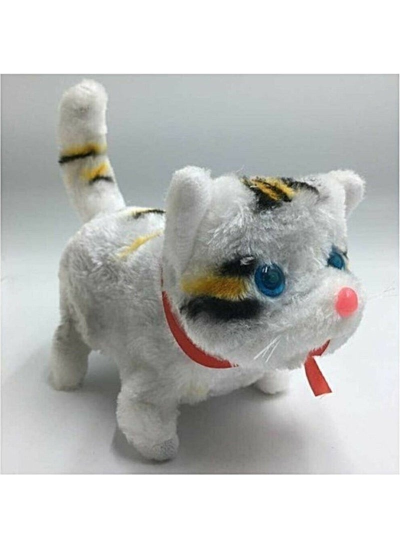 Toy Cat Battery Operated Walking Cat with Sound