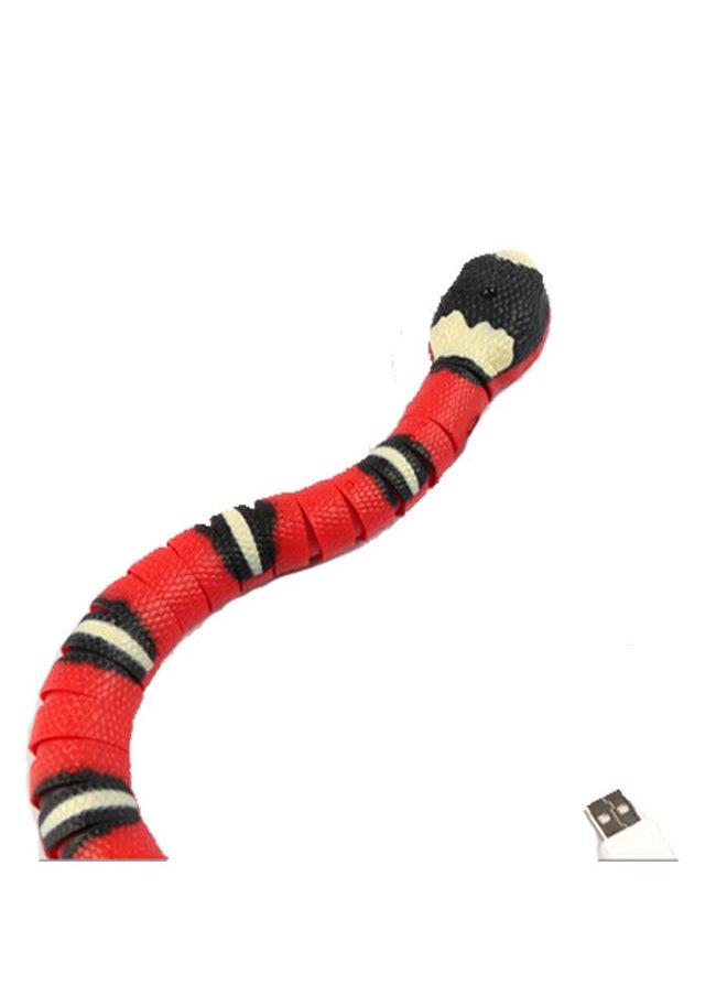 Interactive Cat Toy Smart Sensing Electronic Toy Snake Simulation Animal Model for Pet Training