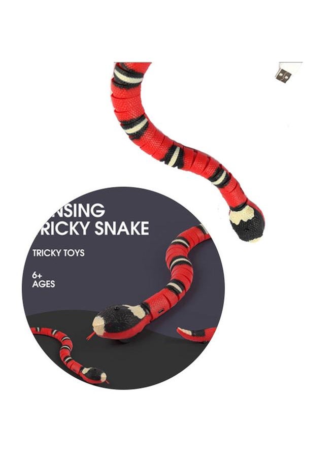 Interactive Cat Toy Smart Sensing Electronic Toy Snake Simulation Animal Model for Pet Training