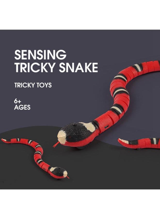 Interactive Cat Toy Smart Sensing Electronic Toy Snake Simulation Animal Model for Pet Training