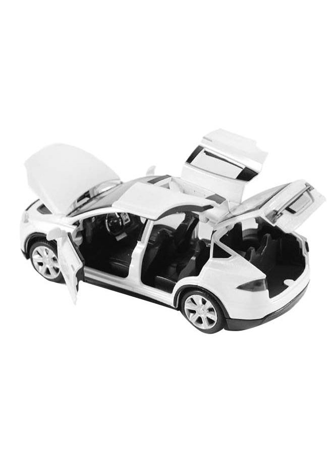 Light And Sound Effect Die-Cast Tesla Car
