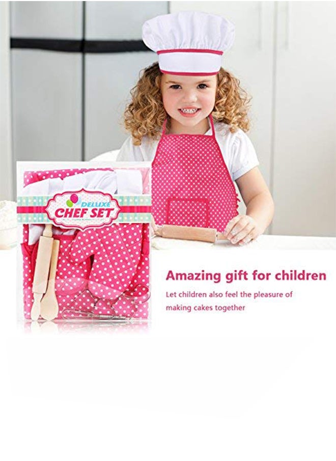 11-Piece Cooking and Baking Set Chef Kitchen Costume Set