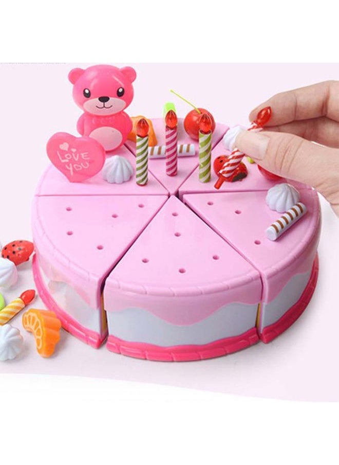 Birthday Cake Cutting Kitchen Pretend Play Toys