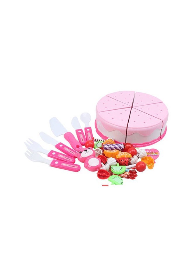 Birthday Cake Cutting Kitchen Pretend Play Toys