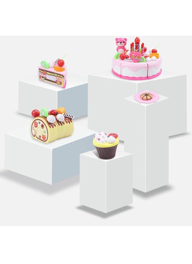 Birthday Cake Cutting Kitchen Pretend Play Toys