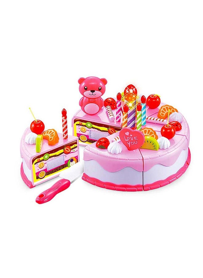 Birthday Cake Cutting Kitchen Pretend Play Toys