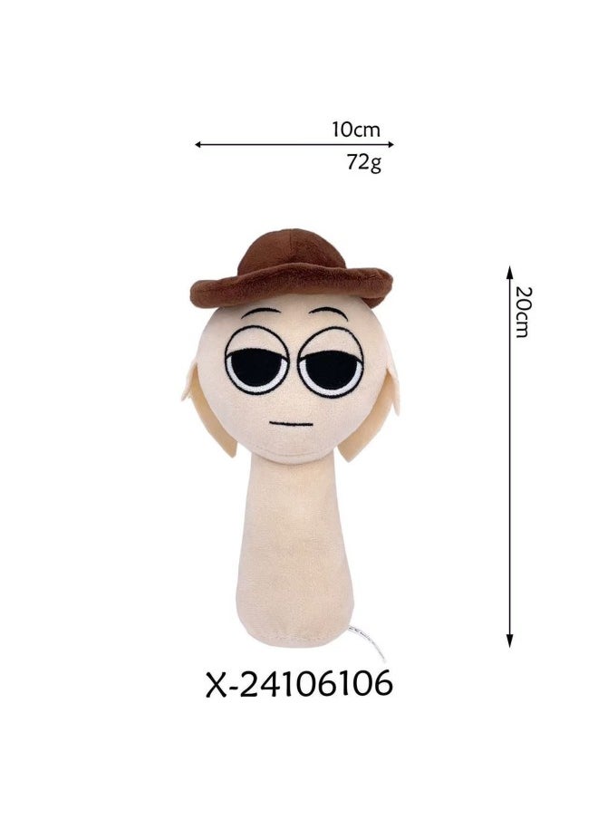 25 Years Of Explosions Sprunki Plushgzb Rhythm Box Plush Toy Doll Doll Game Surrounding-Specifications:Light Yellow Box-Color:Ordinary Packaging