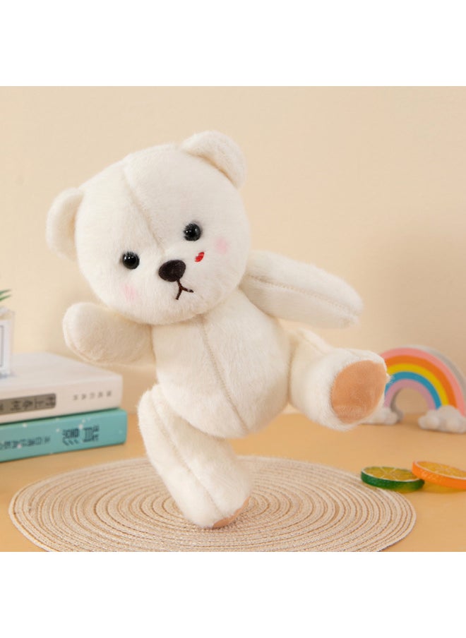 Joint Bear Doll Lena Bear 30cm Doll Clothes Plush Toy Doll 30cm Clothes Girl Gift-Color:Doodle Cat Suit ]-Height:30cm ]