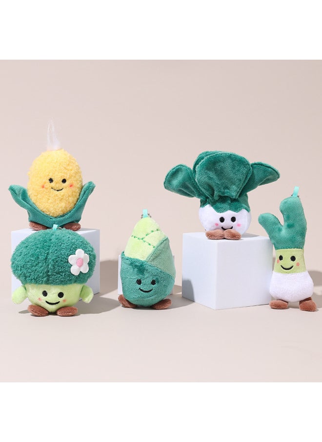 Creative Vegetable Fruit Plant Funny Plush Toy Pendant Bag Decoration Keychain Doll Doll Machine Doll-Color:Sydney Coin Purse-Height:Bulk