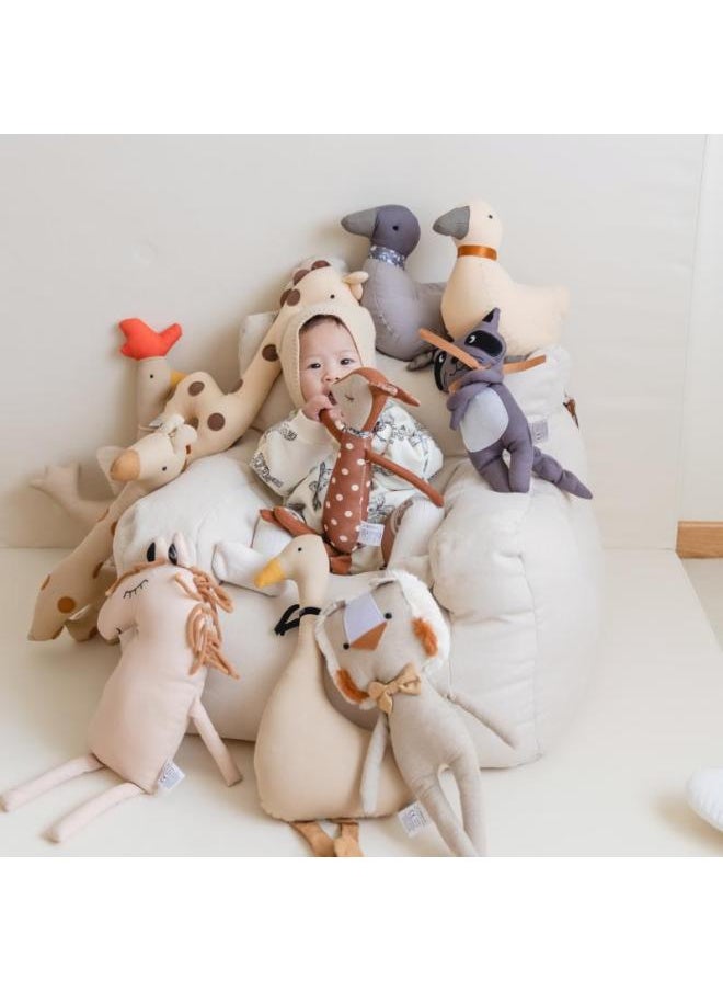 Baby Plush Toy Soothing Sleeping Cute Deer Goose Duck Chicken Ugly Cute Baby Girl Doll Doll Doll-Color:Unicorn-Height:Doll