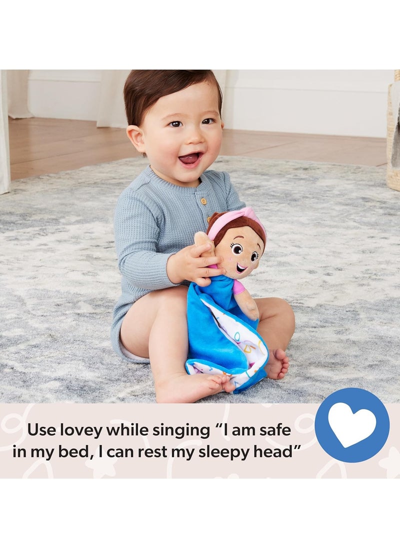 Official Huggable Lovey, Double Sided, Machine Washable Security Blankets for Babies Ages 0-1+