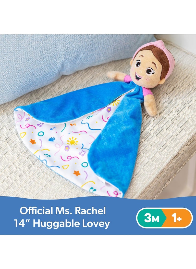 Official Huggable Lovey, Double Sided, Machine Washable Security Blankets for Babies Ages 0-1+