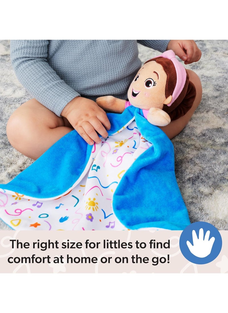 Official Huggable Lovey, Double Sided, Machine Washable Security Blankets for Babies Ages 0-1+