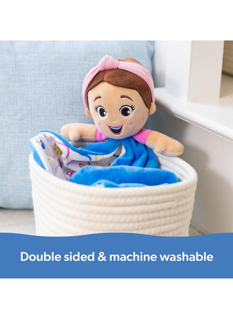 Official Huggable Lovey, Double Sided, Machine Washable Security Blankets for Babies Ages 0-1+