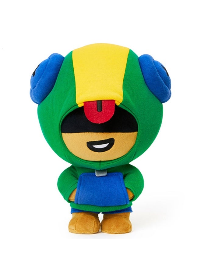 Cartoon Brawl Stars Spike Plush Toy - Soft Leo Hero Doll