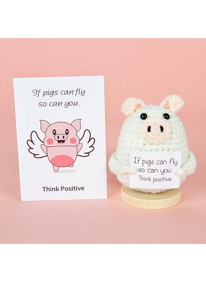 Quirky Emoji Potato Plush Toy - Positive Energy Knitted Décor