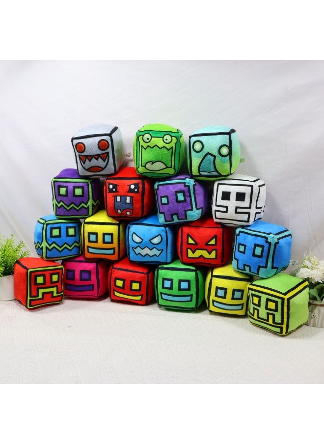 Geometry Dash Plush Toy - Geometry Dash Game Plush Pillow