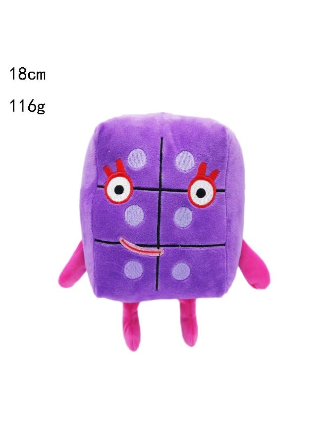 Numberblocks Plush Toy and Building Blocks - Children's Soft Plush Figures