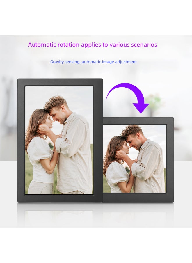 10.1-inch Frameo Cloud Digital Photo Frame Smart Wifi Full Screen Touch App Push Electronic Album-Color:White