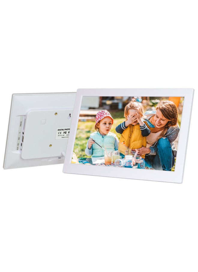 10.1-inch Frameo Cloud Digital Photo Frame Smart Wifi Full Screen Touch App Push Electronic Album-Color:White