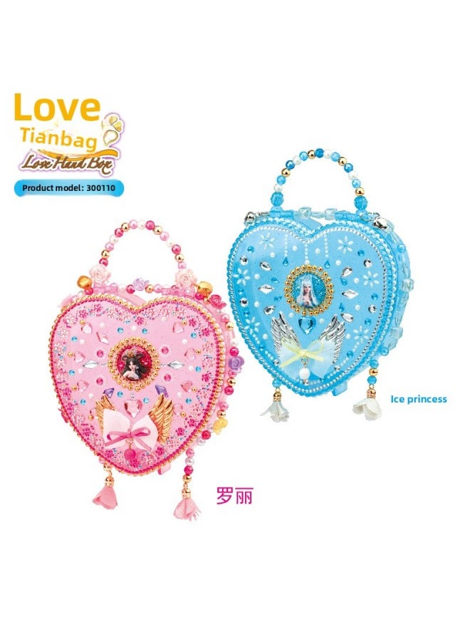 Ye Luoli Love Handbag Ice Princess Satchel Backpack Girls Creative Handmade Toys-Color:Fairy Handbag-Lori