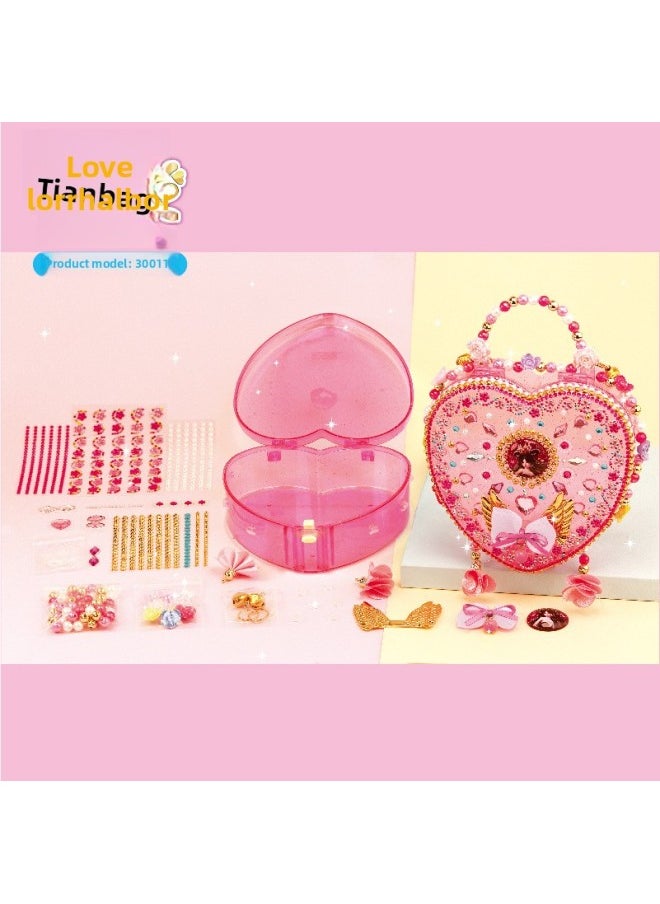 Ye Luoli Love Handbag Ice Princess Satchel Backpack Girls Creative Handmade Toys-Color:Fairy Handbag-Lori